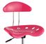 Pink and Chrome Adjustable Height Rolling Chair (Set of 2) - Powell Furniture - 207-257-SET