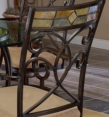 Pompei Caster Dining Chairs (Set of 2) - 4442-806
