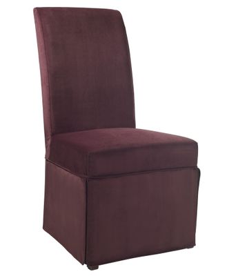 Port Purple Velvet Skirted 