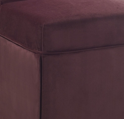Port Purple Velvet Skirted "Slip Over" (Fits 741-440 Chair) - Powell Furniture - 741-258Z