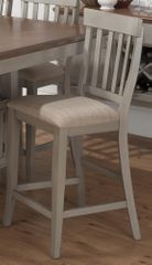 Pottersville Antique Grey Slat Back Stool - Set of 2 - 771-BS814KD
