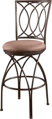 Powell Big and Tall Bar Stool Metal Crossed Legs