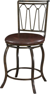 Powell Big and Tall Counter Stool Triple Cone