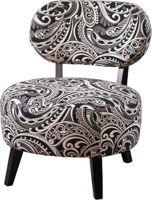 Powell Black Paisley Parsons Chair
