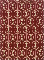 Powell Bombay 100% Polyester Rug Entwine Rust
