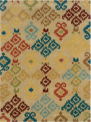 Powell Bombay Rug Ecote Ivory Hand Tufted