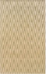 Powell Bombay Rug Green Chevron Hand Tufted 100% New Wool