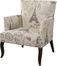 Powell French Calligraphy Wing Chair