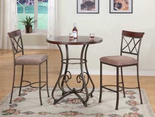 Powell Hamilton Pub Table & (2) 697-432 Bar Stools 3 Pc Set