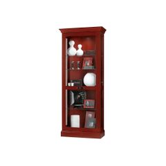 Preston Chili Red Display Cabinet with Sliding Door - Howard Miller