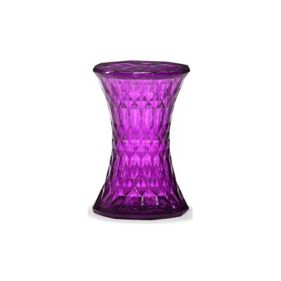 Prisma Transparent Purple Stool - Zuo