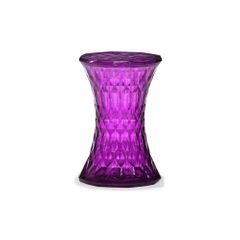 Prisma Transparent Purple Stool - Zuo