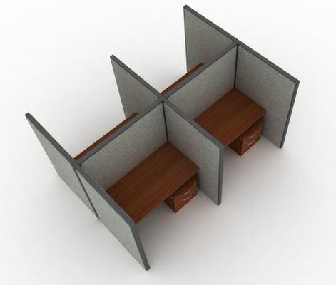 Privacy Cubicle Panel Station, 2X2 Layout, 63