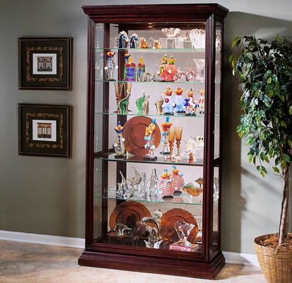 Pulaski Eden House Two Way Sliding Door Curio Cabinet - Pulaski Furniture - 20542