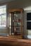 Pulaski Golden Oak Two Way Sliding Door Curio Cabinet - Pulaski Furniture - 20544