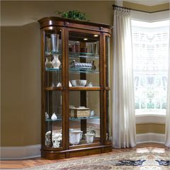 Pulaski Salerno Wooden Curio Cabinet - Pulaski Furniture - 21131