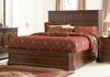 Queen Size Bed - Foxhill Queen Size Bed in Deep Cherry Brown - Coaster - 201581Q