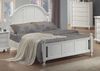 Queen Size Bed - Kayla Queen Size Bed in White - Coaster - 201181Q
