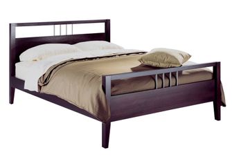Queen Size Platform Bed - Nevis Espresso - Modus Furniture - NV23F5