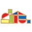 Rainbow Blocks Set - 10 Pcs - Guidecraft - G3015
