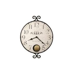 Randall Round Wrought Iron Wall Clock - Howard Miller