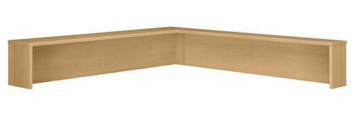 Reception L-Hutch - Series C Light Oak Collection - Bush Office Furniture - WC60376