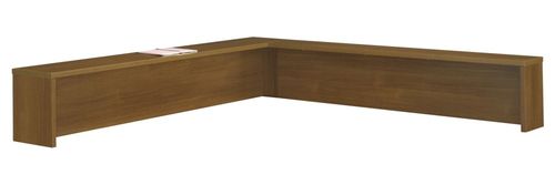 Reception L-Hutch - Series C Warm Oak Collection - Bush Office Furniture - WC67576