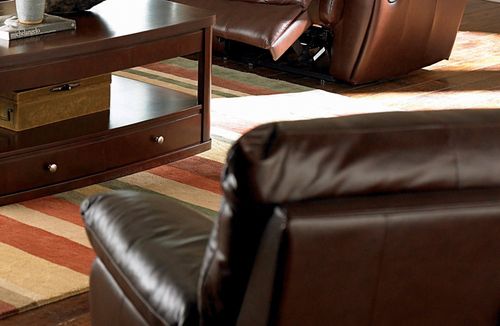 Recliner in Brown Leather - Coaster