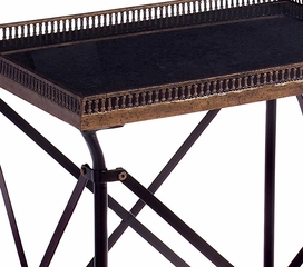 Rectangular Black Accent Table - IMAX - 12003
