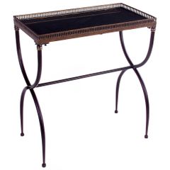 Rectangular Black X-Leg Accent Table - IMAX - 12004