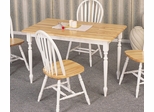Rectangular Dining Table in Natural / White - Coaster