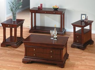 Regal Cherry 4PC Livingroom Table Set - 299-5