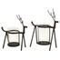 Reindeer Pillar Holders (Set of 2) - IMAX - 59419-2