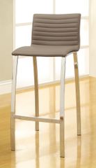 Ribbed Bar Height Stool with Wide Bowed Legs - Set of 2 - 120900