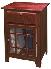 Richmond Entertainment Center Cabinet in Cherry - Crosley - ST73-CH