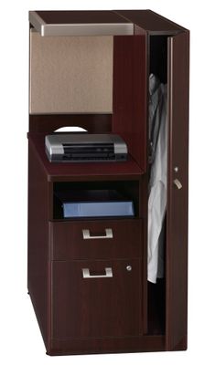 Right Storage Tower - Quantum Harvest Cherry Collection - Bush Office Furniture - QT2826CSK
