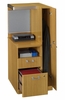 Right Storage Tower - Quantum Modern Cherry Collection - Bush Office Furniture - QT2826MCK