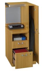 Right Storage Tower - Quantum Modern Cherry Collection - Bush Office Furniture - QT2826MCK