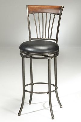 Riley Wood/Metal Bar Stool - Hillsdale Furniture - 4995-830