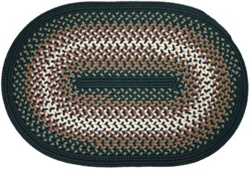 Rio Spruce Green 3'x5' Braided Rug - Rhody Rug - RI-2735SP