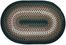 Rio Spruce Green 3'x5' Braided Rug - Rhody Rug - RI-2735SP