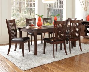 Rivera 7PC Casual Dining Set in Merlot - 103641