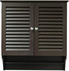 RiverRidge Home Espresso Ellsworth 2 Door Wall Cabinet