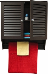 RiverRidge Home Espresso Ellsworth 2 Door Wall Cabinet