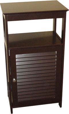 RiverRidge Home Espresso Ellsworth Single Door Floor Cabinet