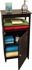 RiverRidge Home Espresso Ellsworth Single Door Floor Cabinet