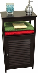 RiverRidge Home Espresso Ellsworth Single Door Floor Cabinet