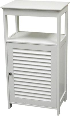 RiverRidge Home White Ellsworth Single Door Floor Cabinet