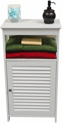 RiverRidge Home White Ellsworth Single Door Floor Cabinet