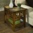Riverside Andorra Side Table in Burnished Oak - Riverside Furniture - 5309K